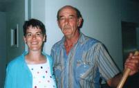 Carrie and Dad, at my graduation reception, 5/01