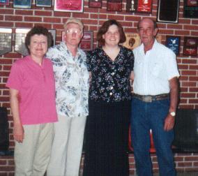 Aunt Pat, Mom, Me, and Dad on my Senior Class Night  5/01