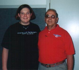 Me and Uncle Lonnie at my graduation reception, 5/01